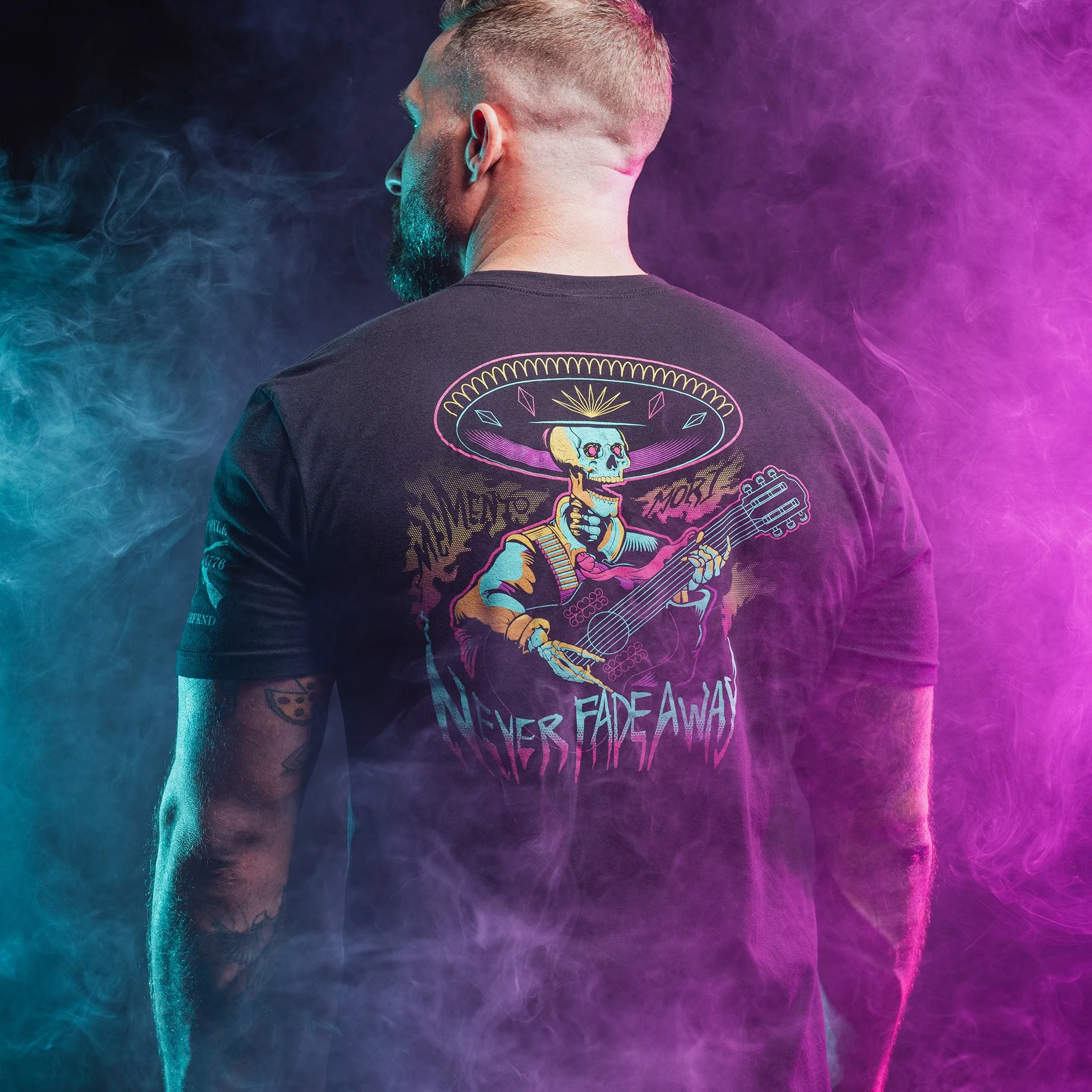 Never Fade Away T-Shirt - Black sold by Grunt Style product image thumbnail 4