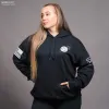 Women's Be Nice Hoodie - Black sold by Grunt Style