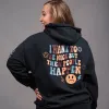 Women's Be Nice Hoodie - Black sold by Grunt Style