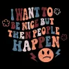Women's Be Nice Hoodie - Black sold by Grunt Style