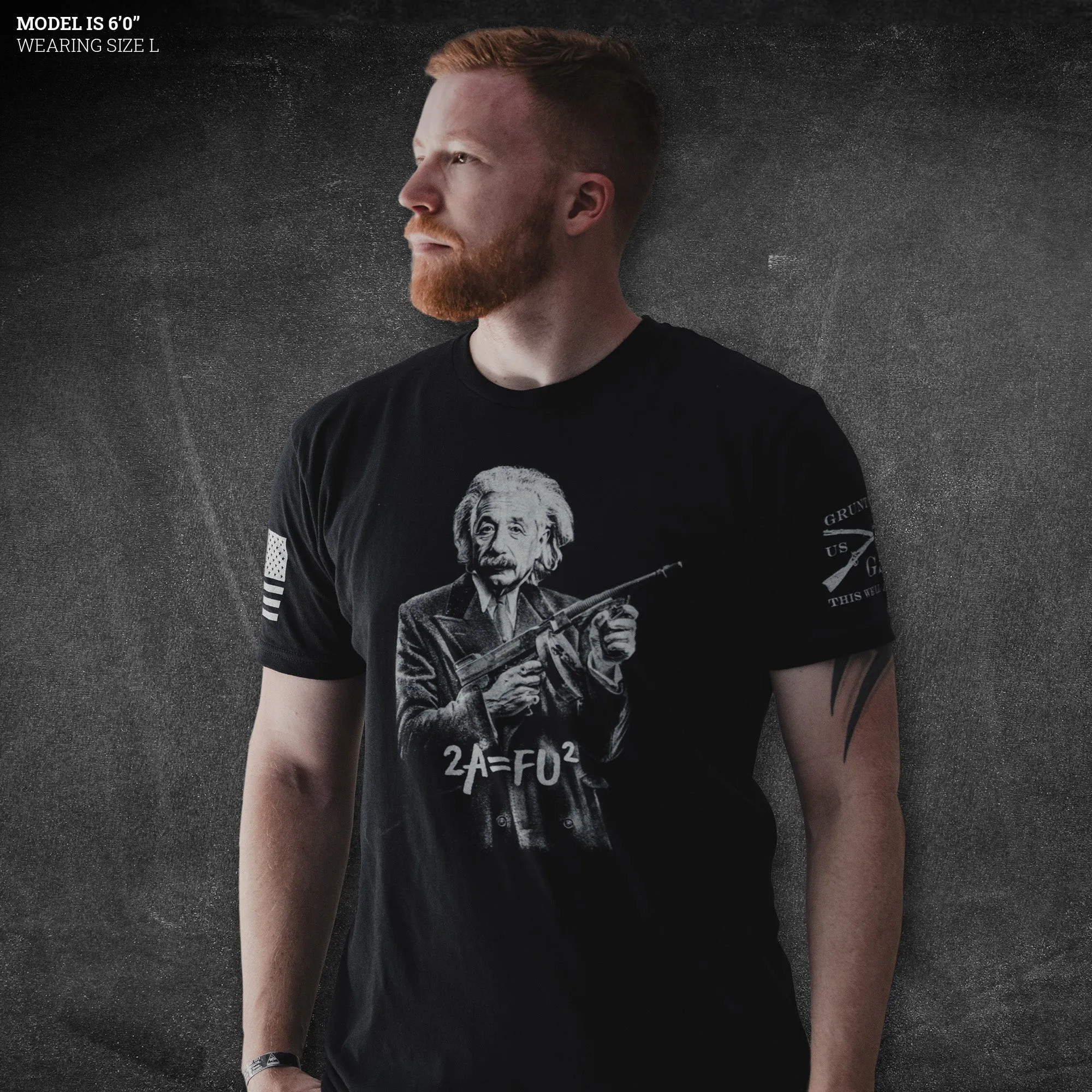 FU Squared T-Shirt - Black sold by Grunt Style product image thumbnail 5