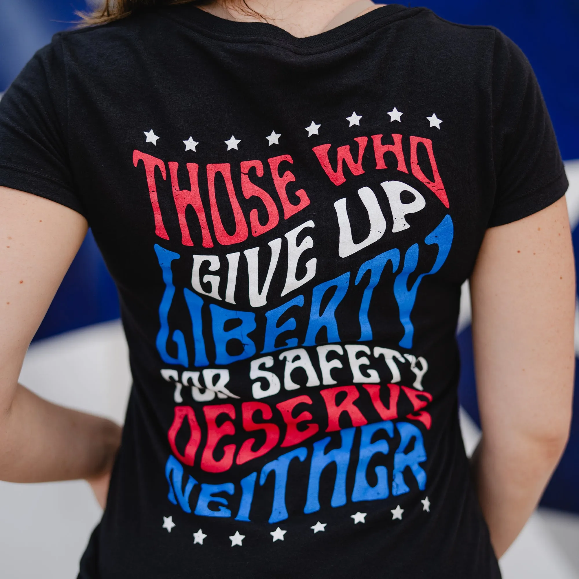 Women's Liberty V-Neck - Black sold by Grunt Style product image thumbnail 5