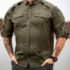 Long Sleeve Fishing Shirt - Olive sold by Grunt Style