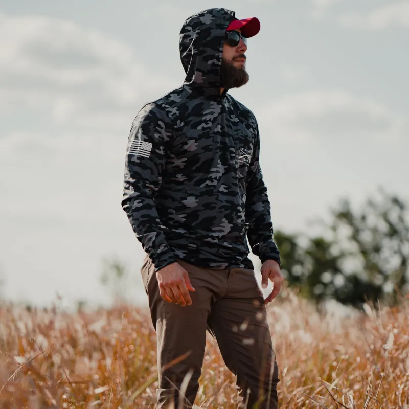 Overwatch Hoodie - Black Camo made by Grunt Style