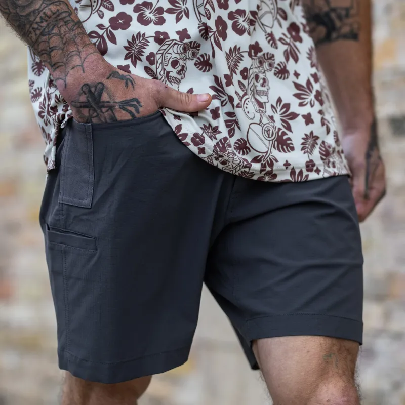 Men's Lookout Ripstop Short - Dark Gray sold by Grunt Style