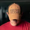 Grunt Style Stacked Logo - Canvas Hat sold by Grunt Style