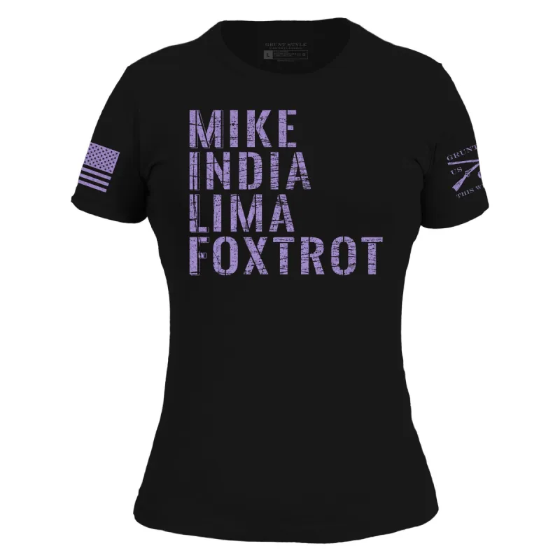 Women's MILF T-Shirt - Black sold by Grunt Style