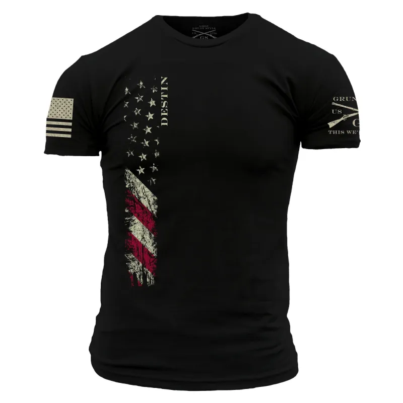 True Colors - Destin Men's Tee - Black sold by Grunt Style