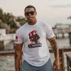 Men's Warning: Freedom In Progress Tee  White sold by Grunt Style