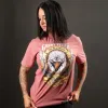 Women's Easy Rider Boyfriend Fit T-Shirt - Heather Mauve sold by Grunt Style