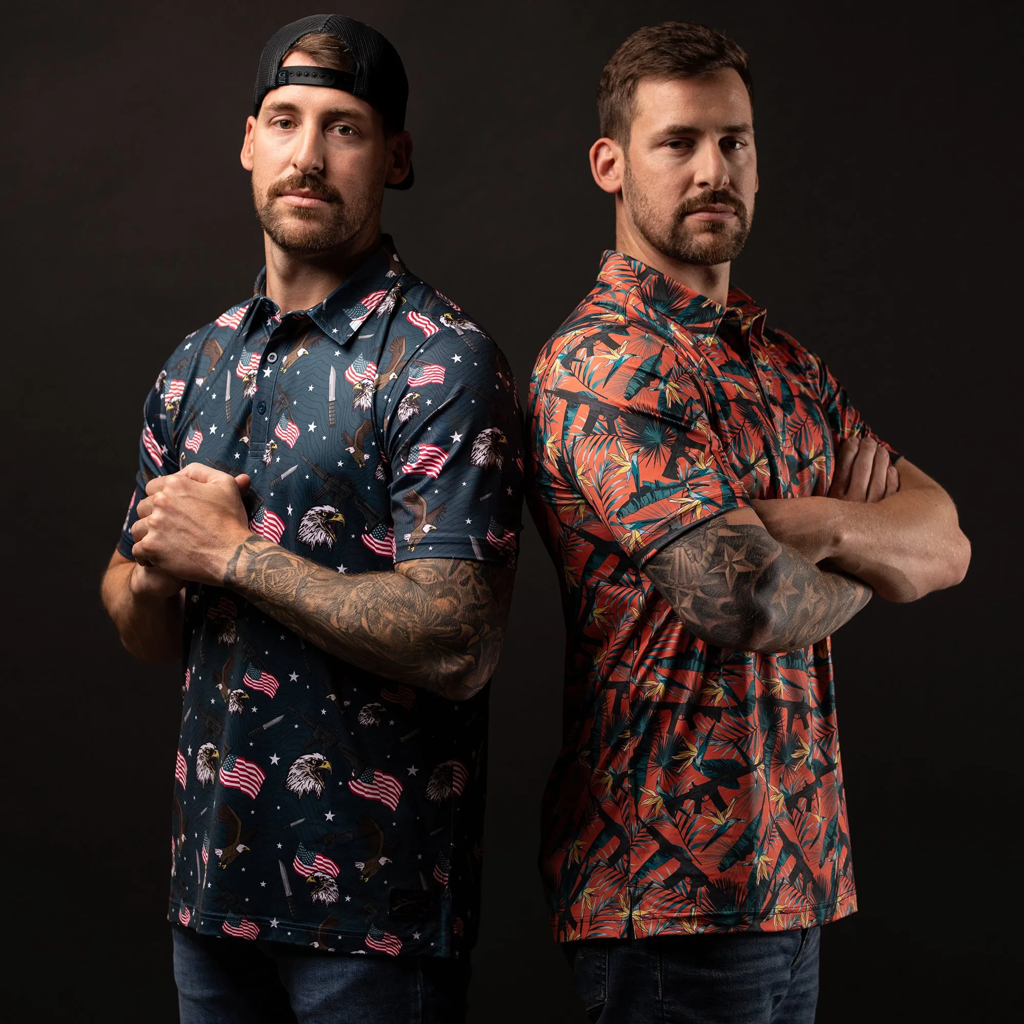 Tac Eagle Men's Polo sold by Grunt Style product image thumbnail 5