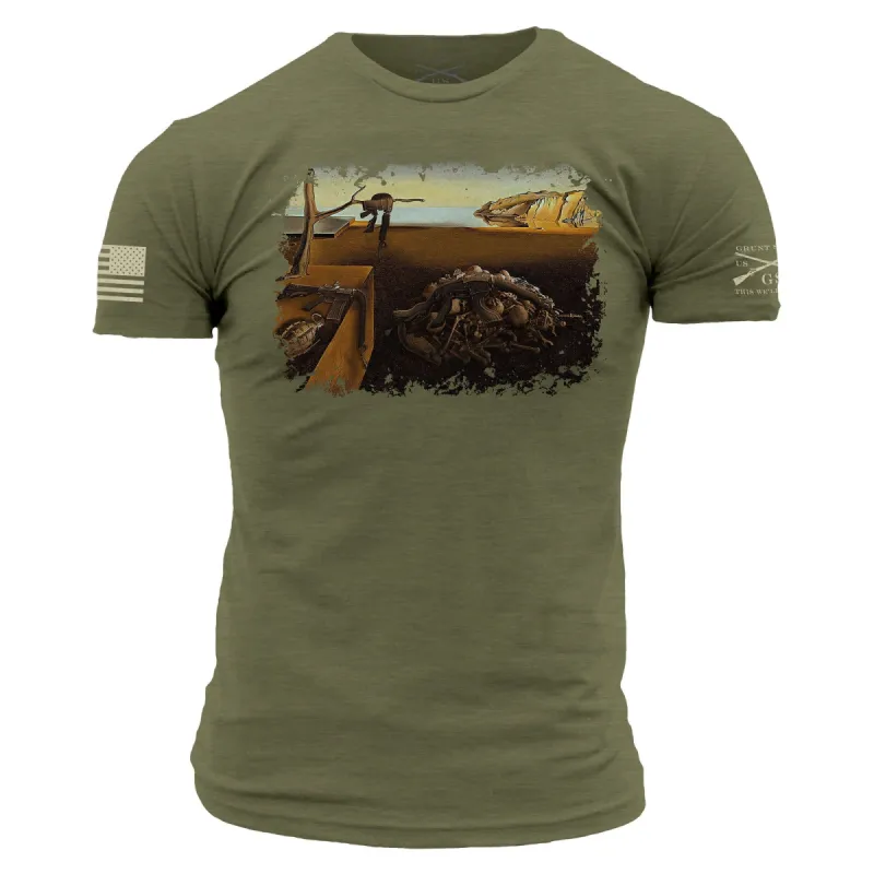 Men's Persistence of War T-Shirt - Military Green sold by Grunt Style