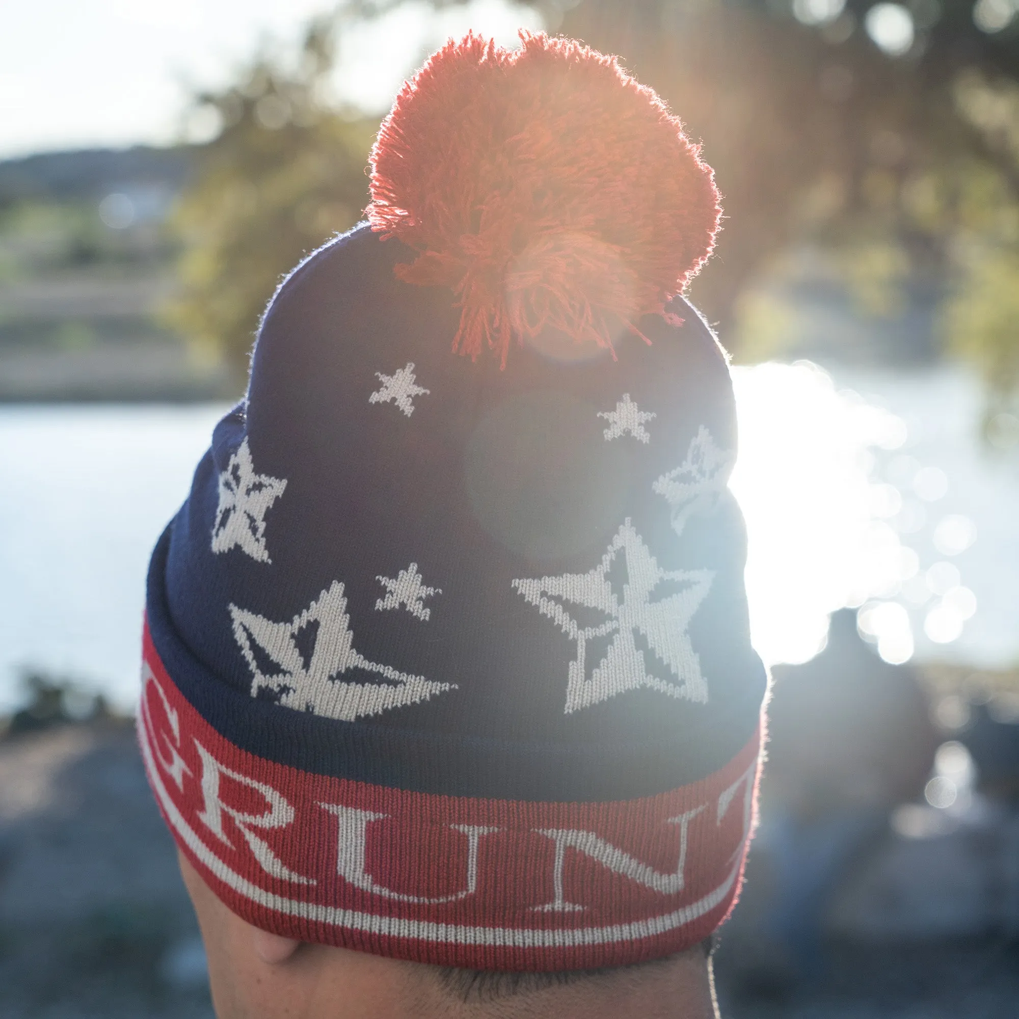 Patriot Pom Pom Beanie sold by Grunt Style product image thumbnail 2