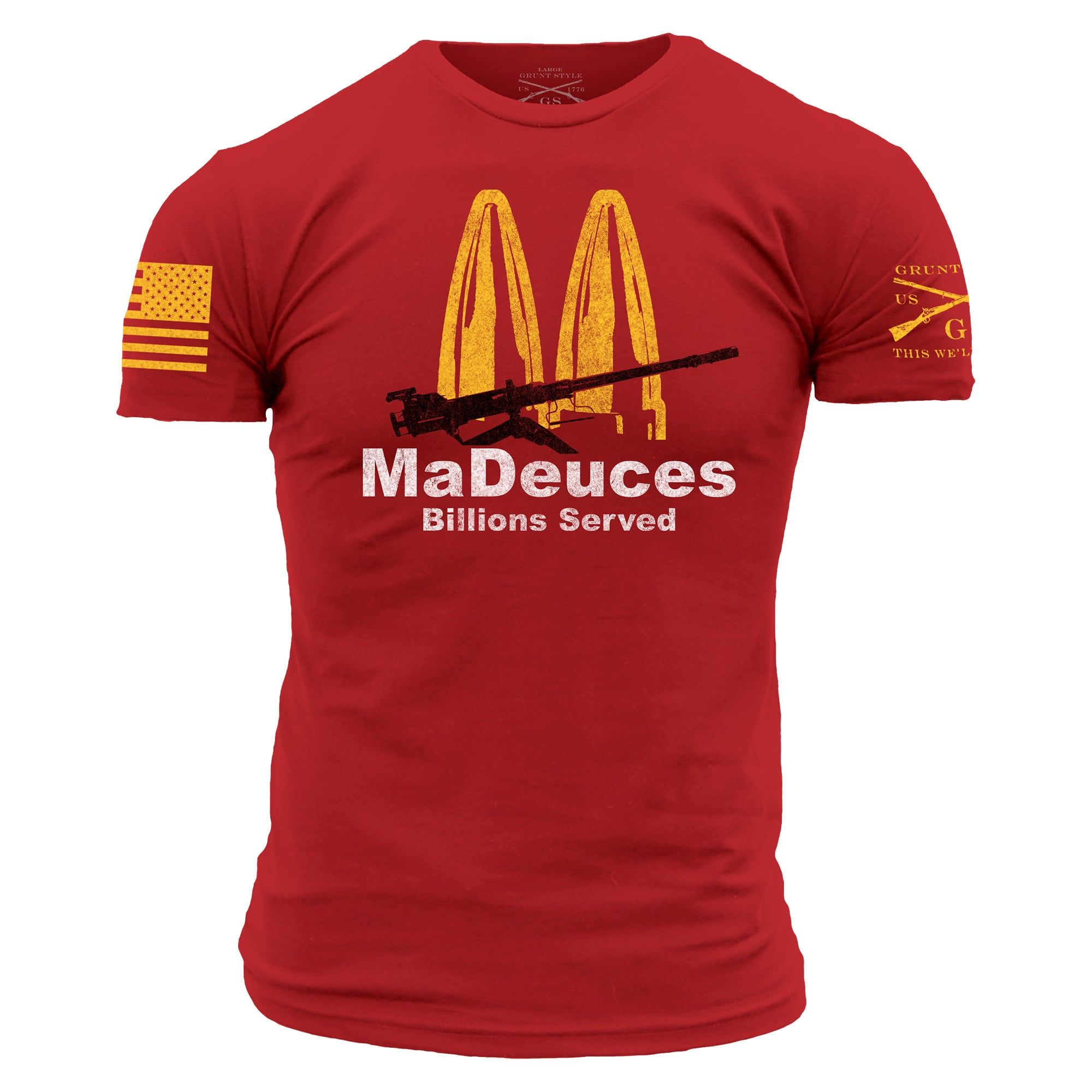 MaDeuces T-Shirt - Red sold by Grunt Style product image thumbnail 2