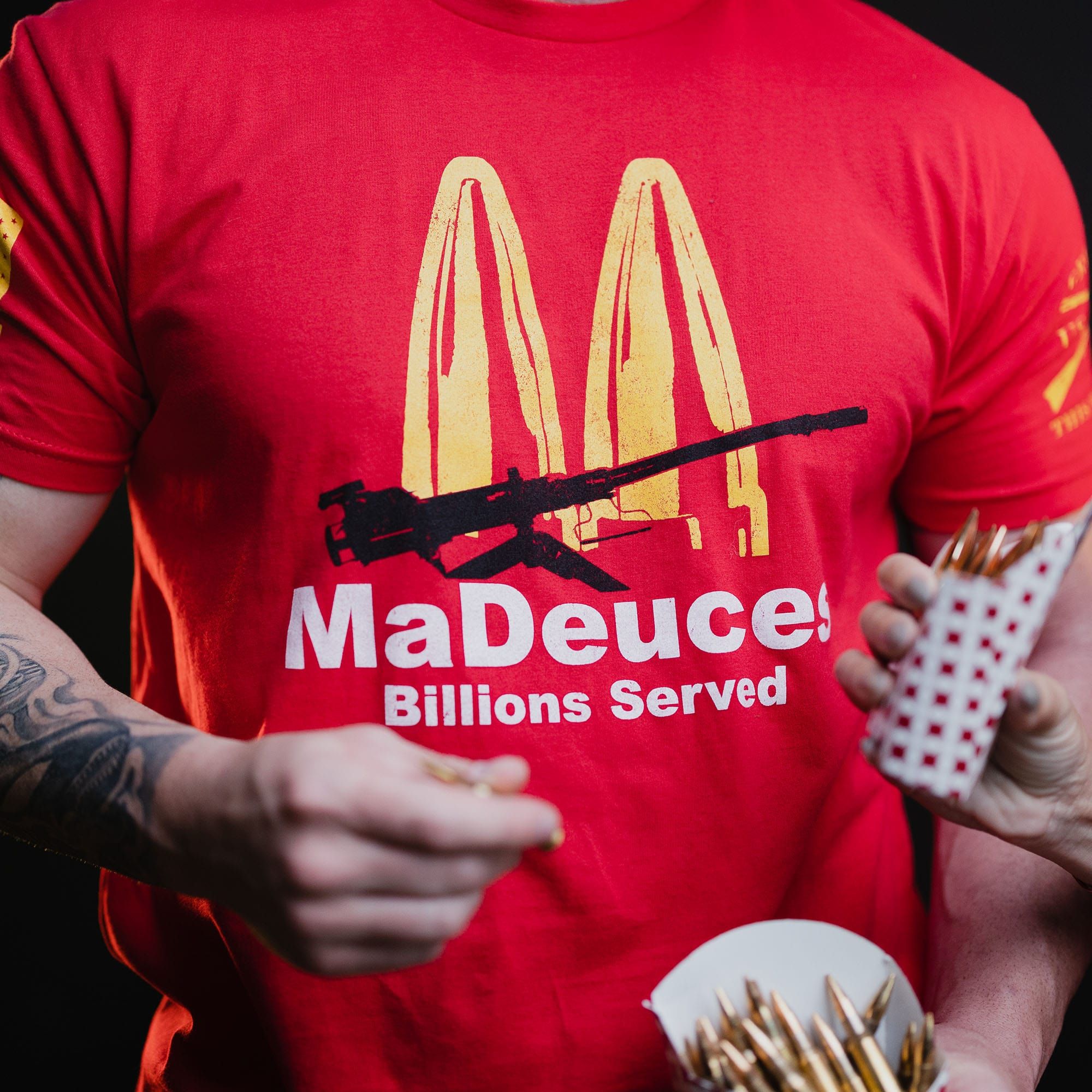 MaDeuces T-Shirt - Red sold by Grunt Style product image thumbnail 3