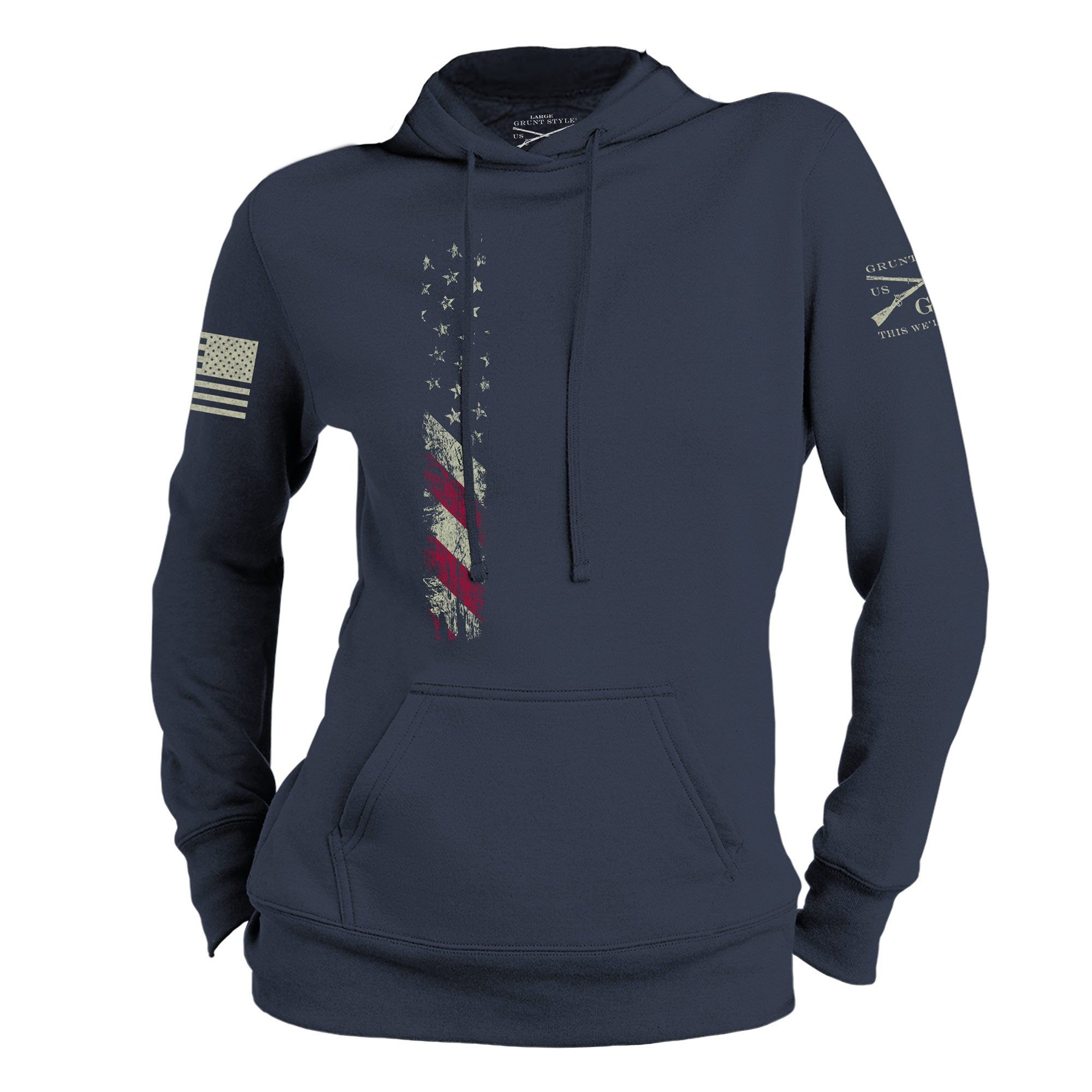 Women's True Colors Hoodie - Navy sold by Grunt Style
