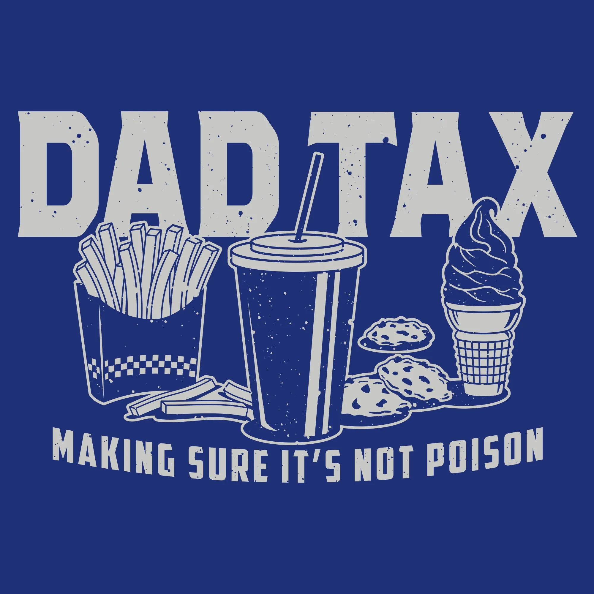 Dad Tax Tank - Royal sold by Grunt Style product image thumbnail 2