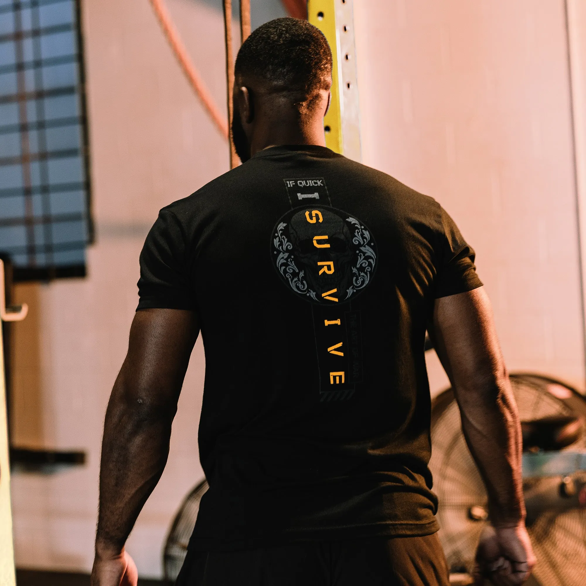 I Survive T-Shirt - Black sold by Grunt Style product image thumbnail 3