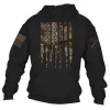 Realtree Edge® Rifle Flag Hoodie - Black sold by Grunt Style