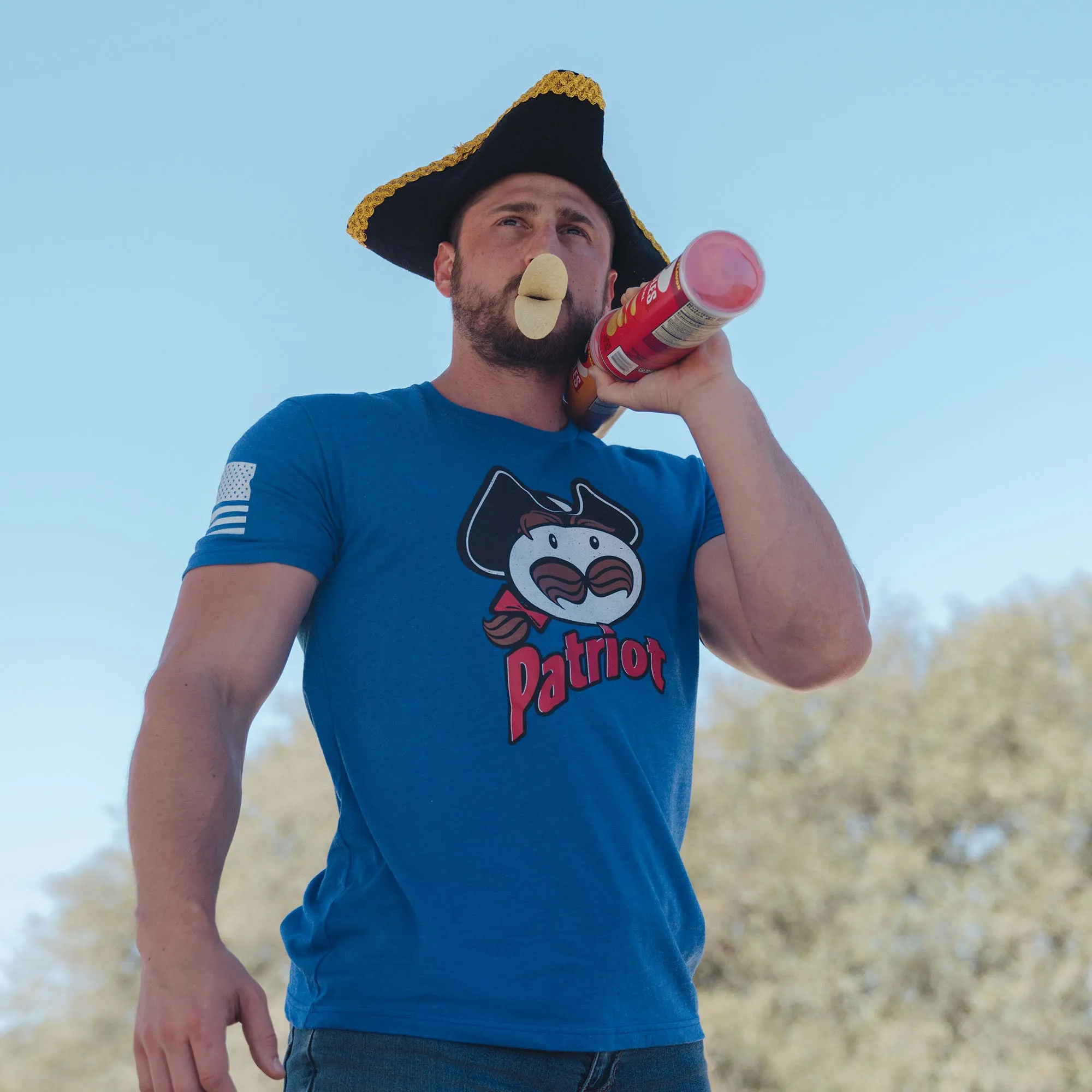 Chips of Freedom T-Shirt - Royal sold by Grunt Style product image thumbnail 5