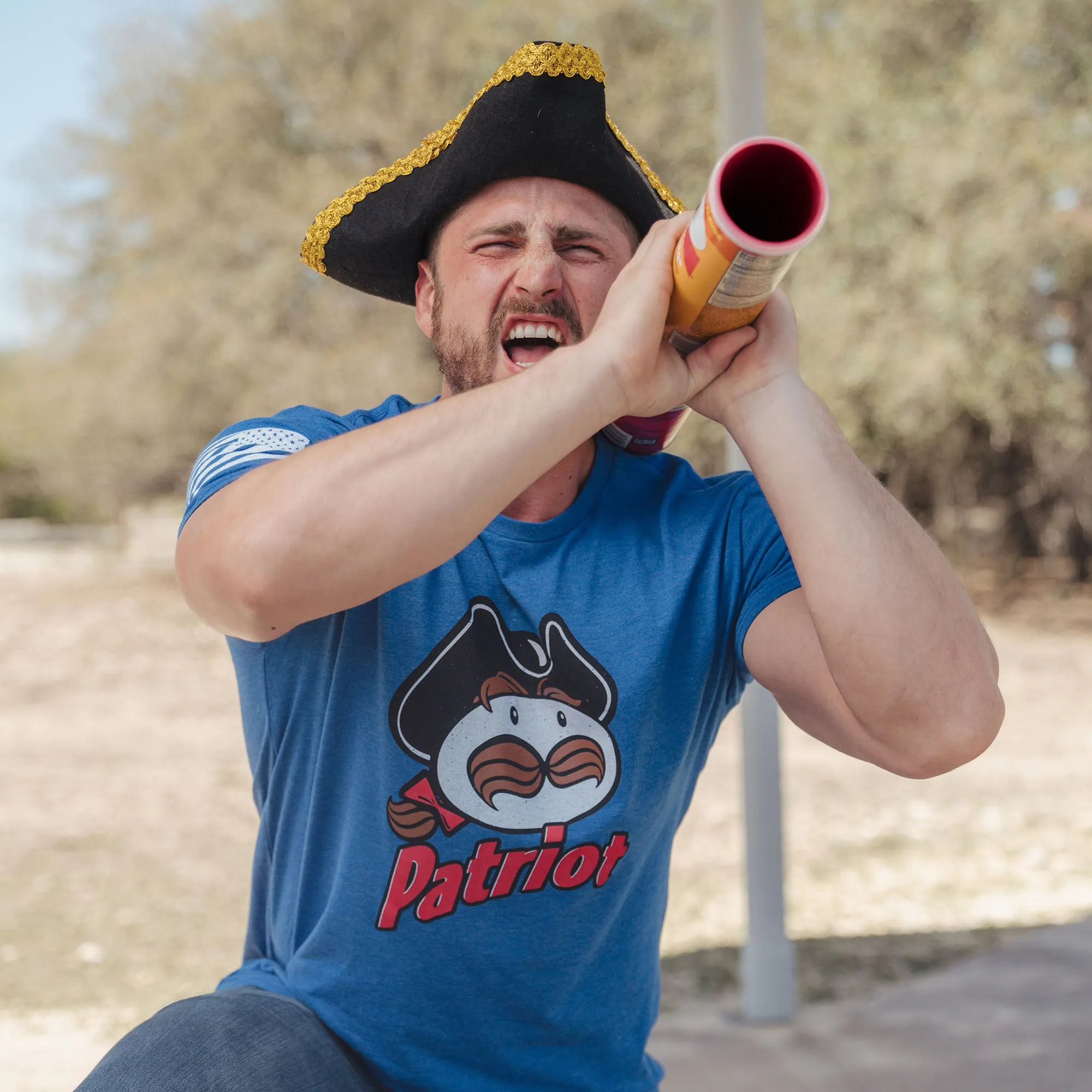 Chips of Freedom T-Shirt - Royal sold by Grunt Style product image thumbnail 4