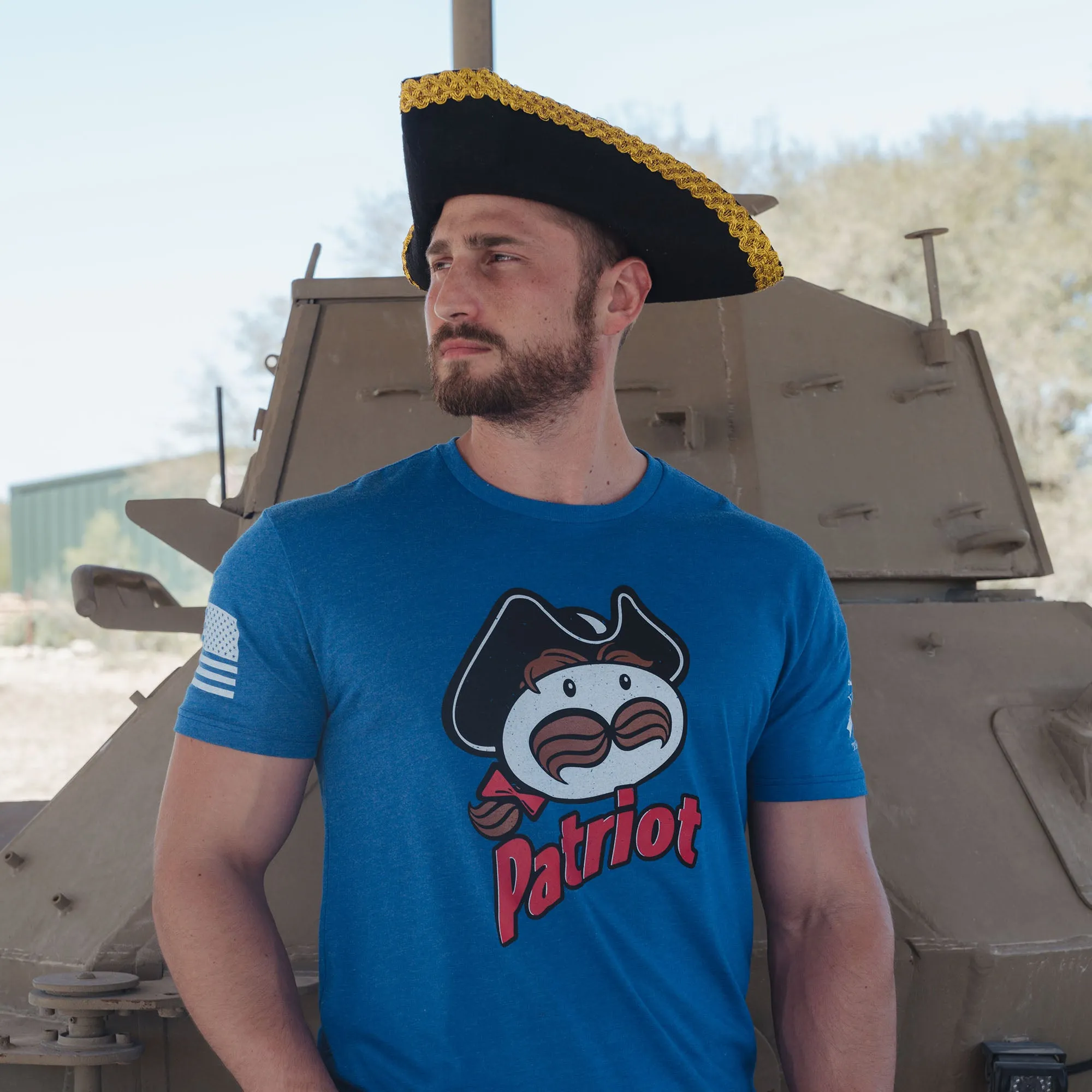 Chips of Freedom T-Shirt - Royal sold by Grunt Style product image thumbnail 3