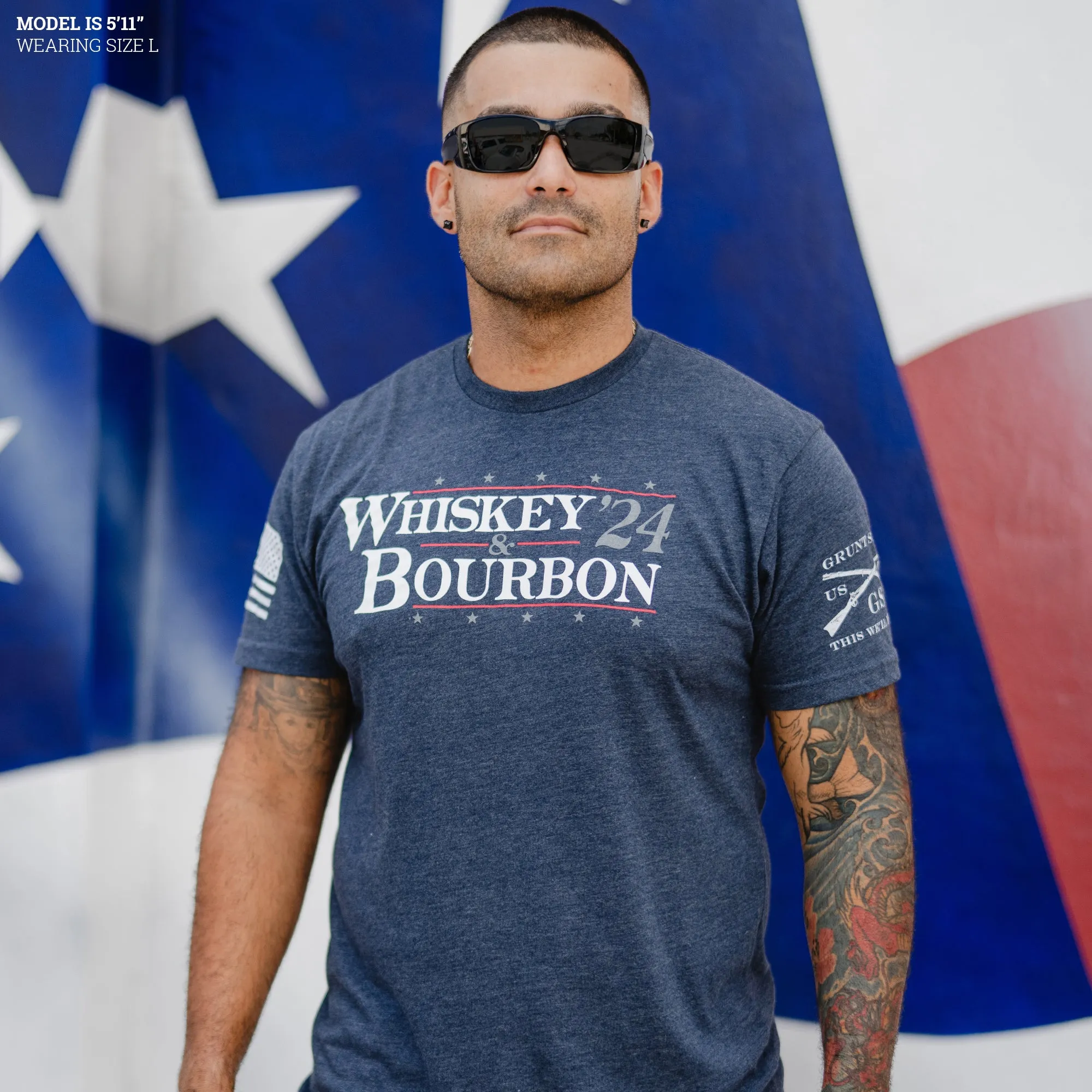 My Vote '24 T-Shirt - Midnight Navy sold by Grunt Style product image thumbnail 4
