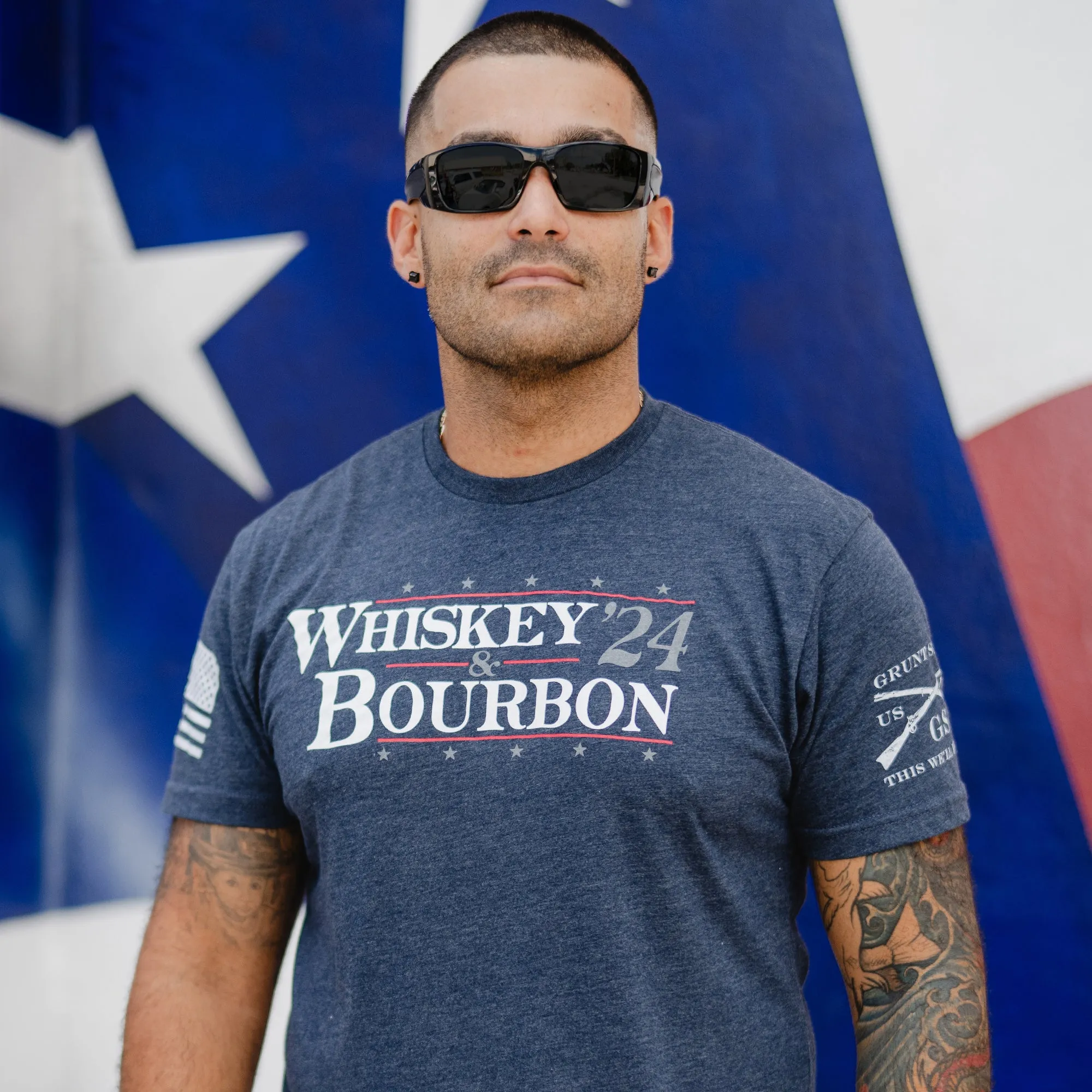 My Vote '24 T-Shirt - Midnight Navy sold by Grunt Style product image thumbnail 3
