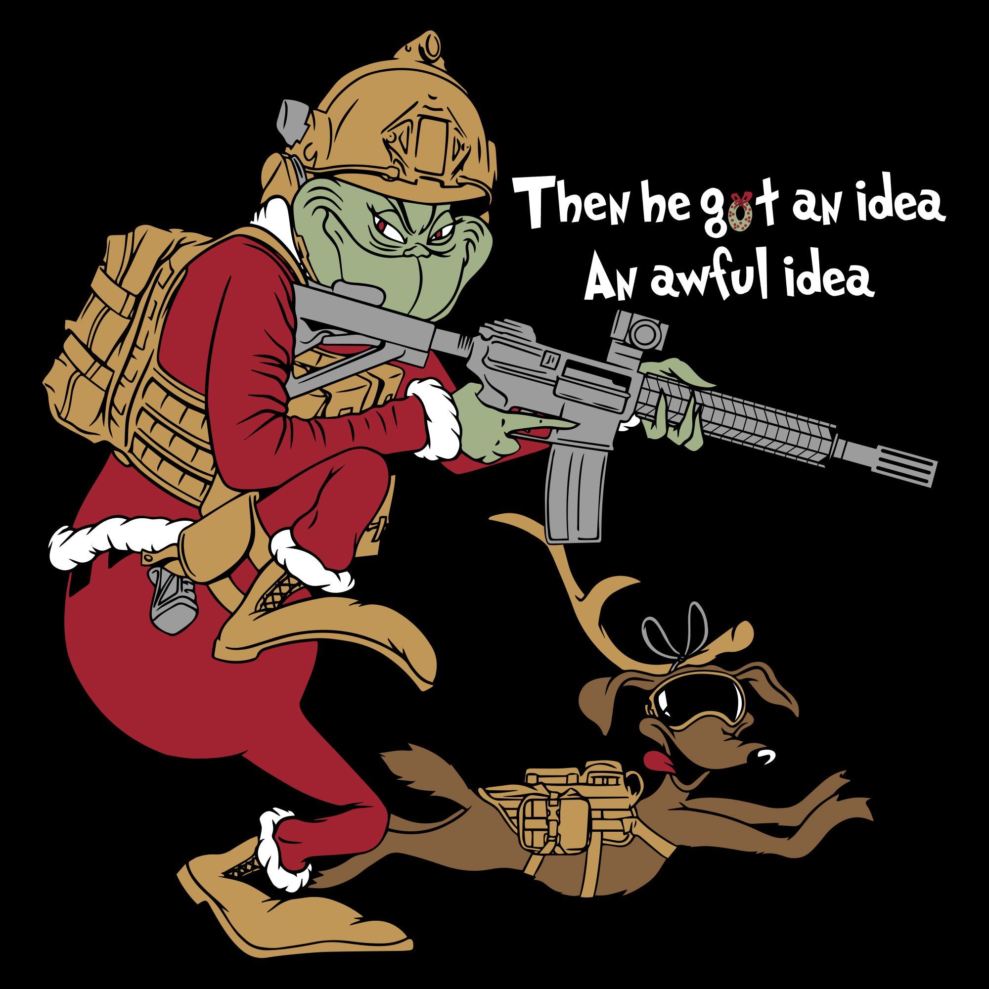 Operator Grinch Hoodie - Black sold by Grunt Style product image thumbnail 2