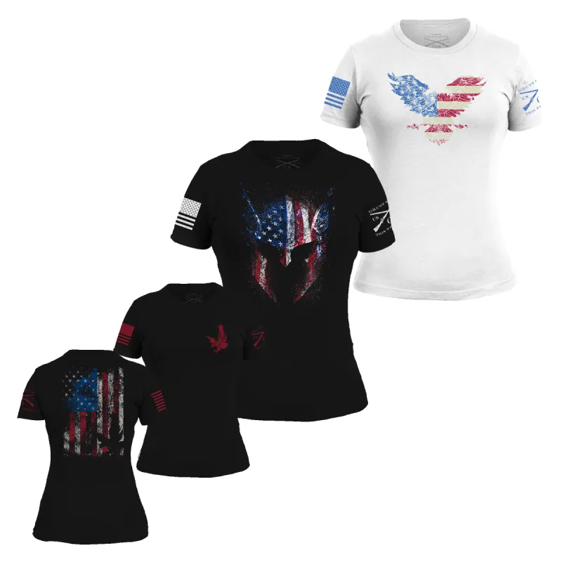 Women's Pure Patriot - 3 Pack sold by Grunt Style