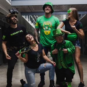 Women's Irish Reaper V-Neck - Black sold by Grunt Style