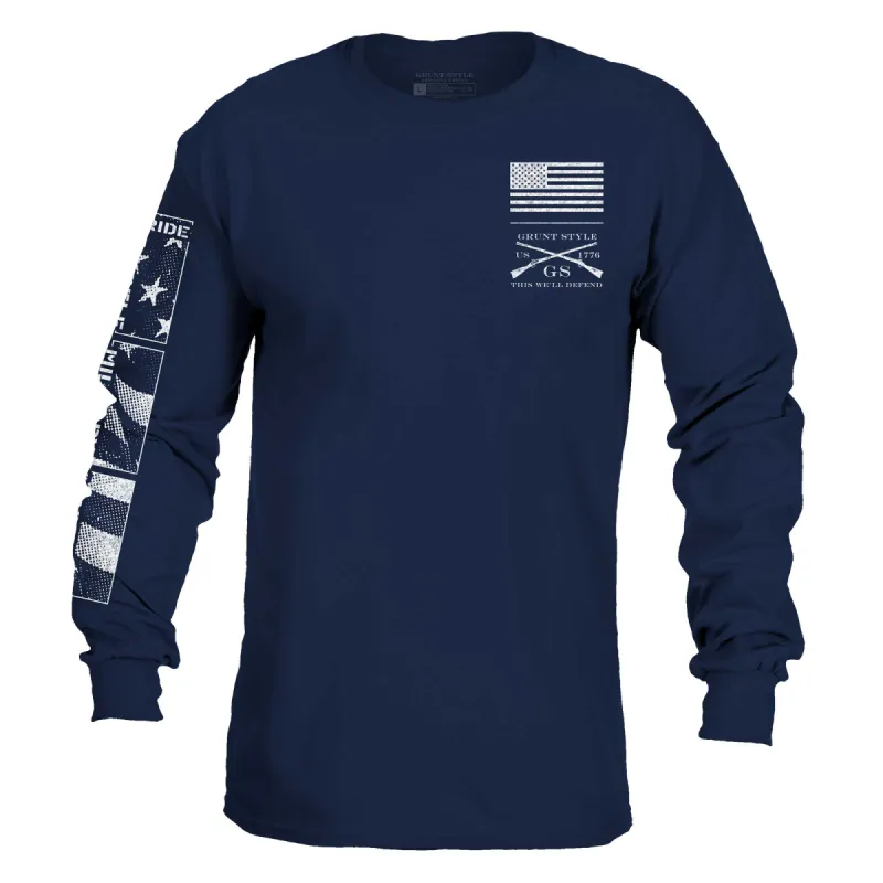 Ethos Long Sleeve - Navy made by Grunt Style