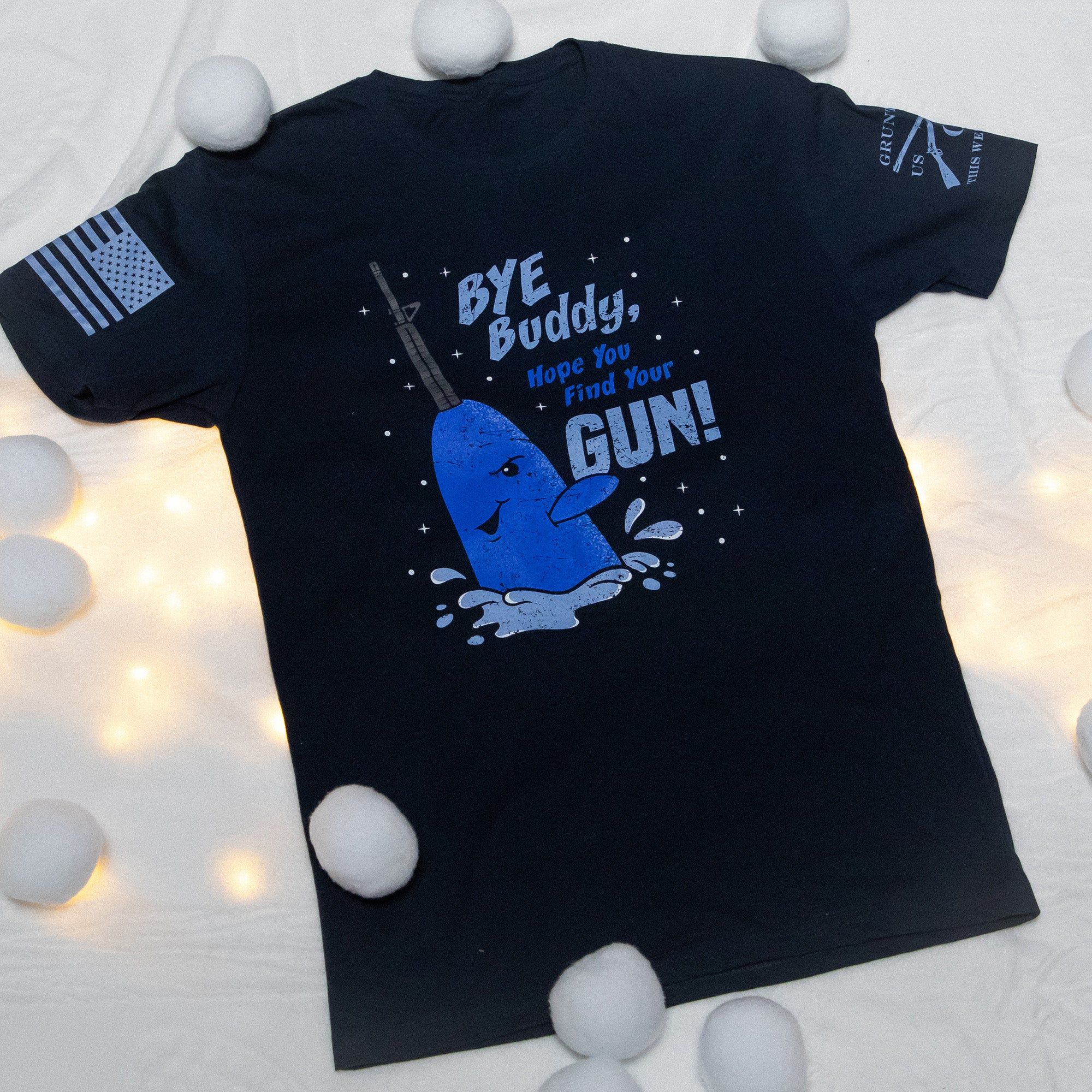 Bye Buddy T-Shirt - Midnight Navy sold by Grunt Style product image thumbnail 5