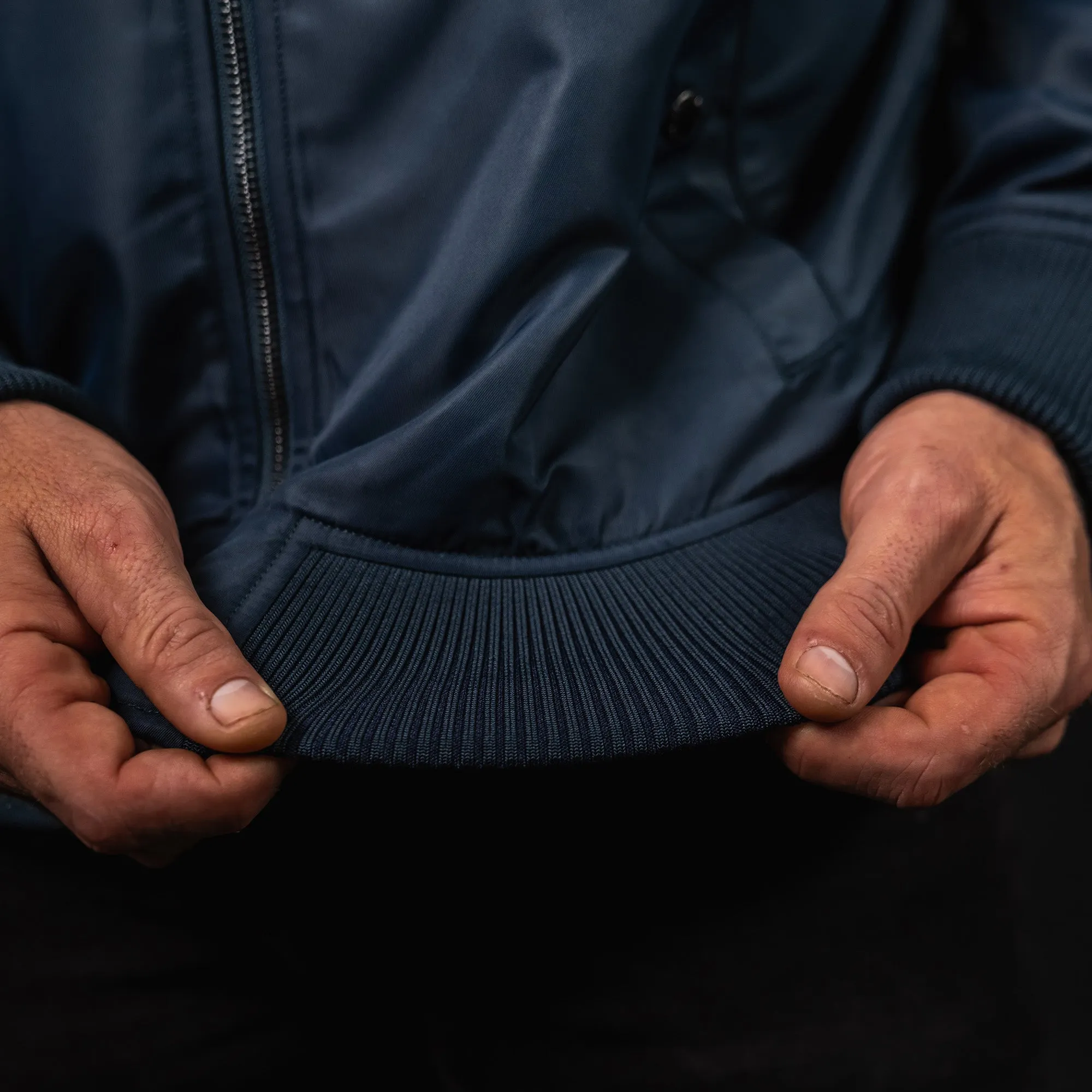 Men's Classified Bomber Jacket - Navy sold by Grunt Style product image thumbnail 3