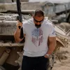 American Spartan 2.0 T-Shirt - White sold by Grunt Style