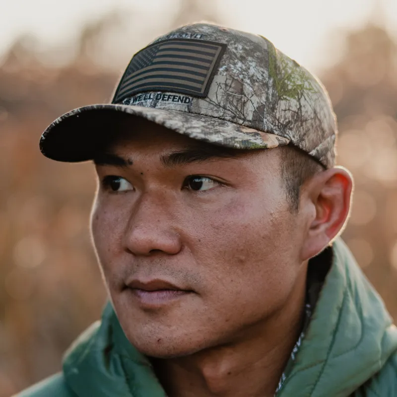 Realtree Edge® Flag Stretch Fit Hat sold by Grunt Style