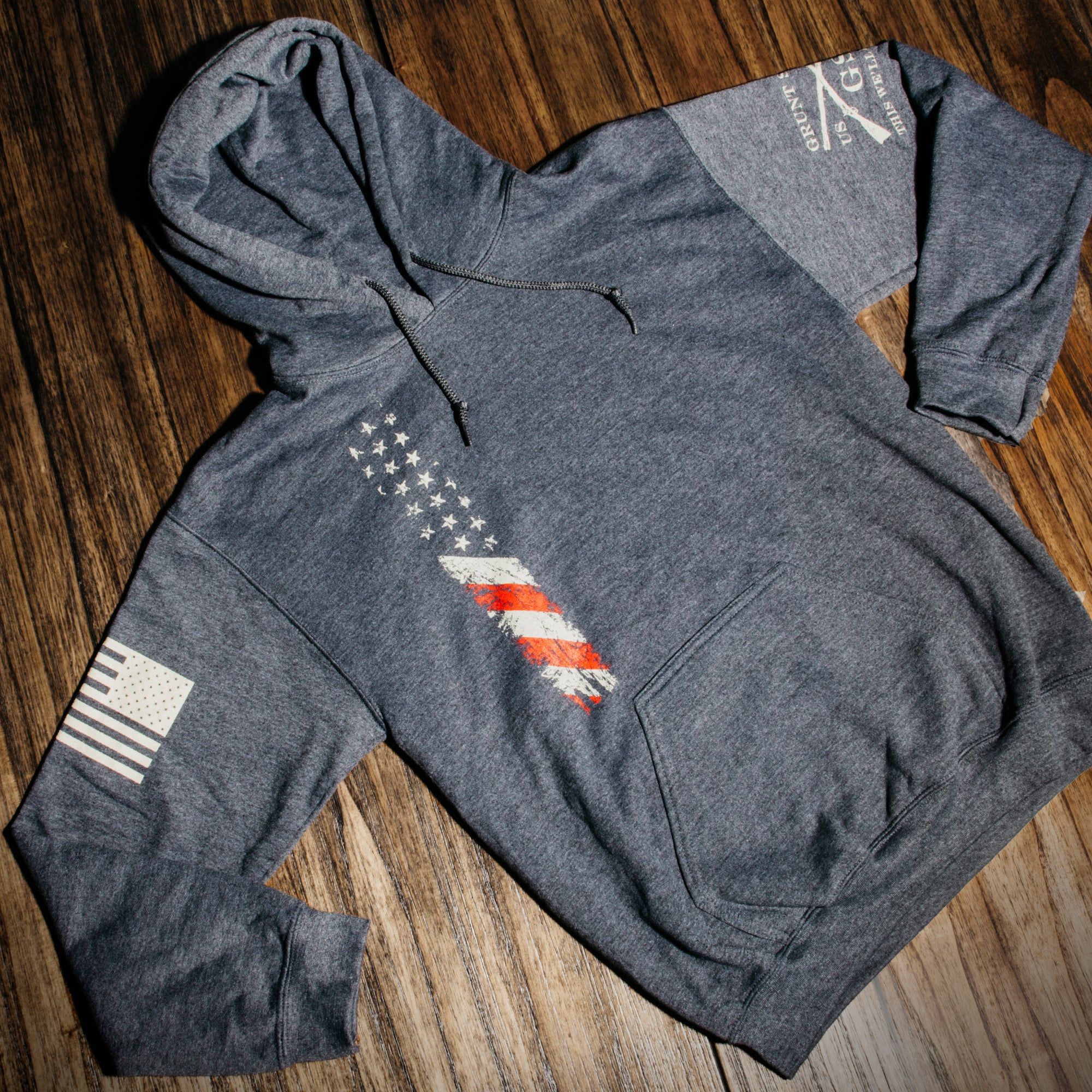 True Colors Hoodie - Dark Heather sold by Grunt Style product image thumbnail 2