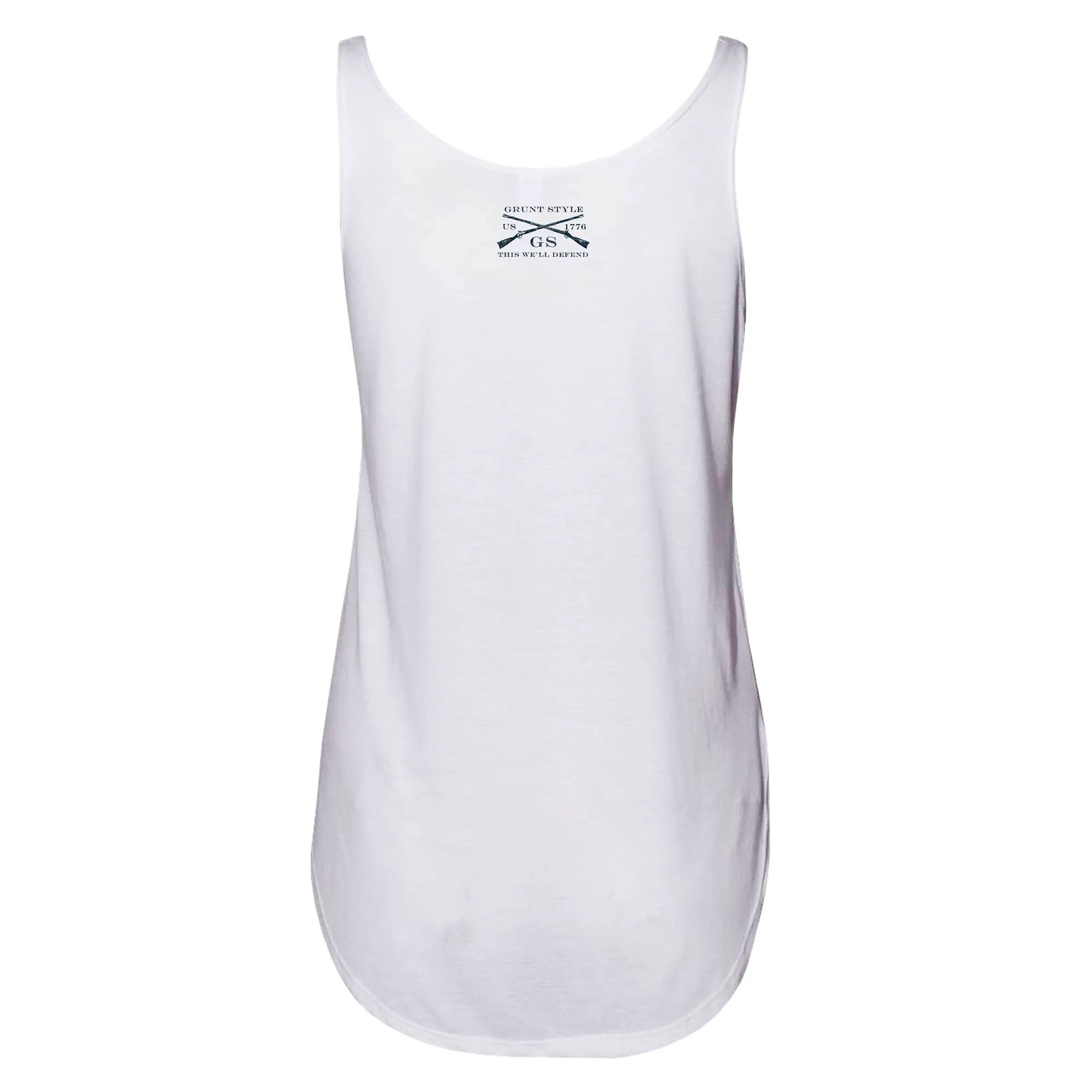 Women's Murica Brewing Flowy Tank - White sold by Grunt Style product image thumbnail 4
