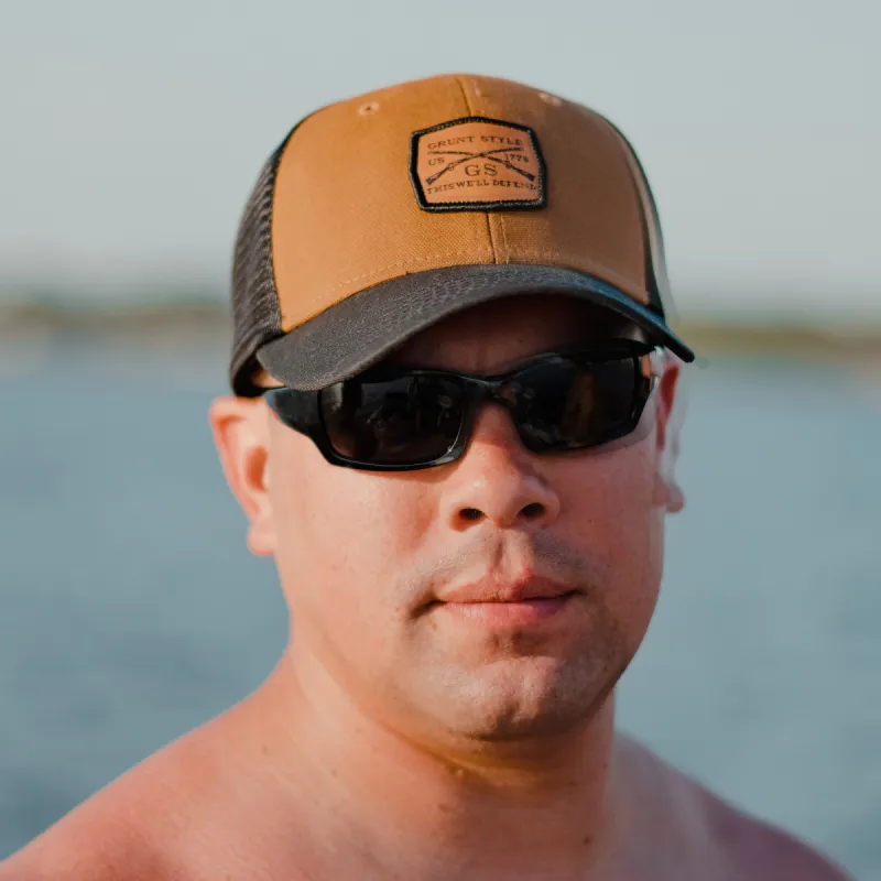 Canvas Mesh Hat sold by Grunt Style