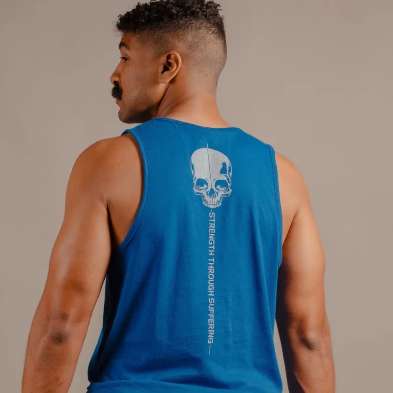 Men's Strength Through Suffering Tank - Royal sold by Grunt Style