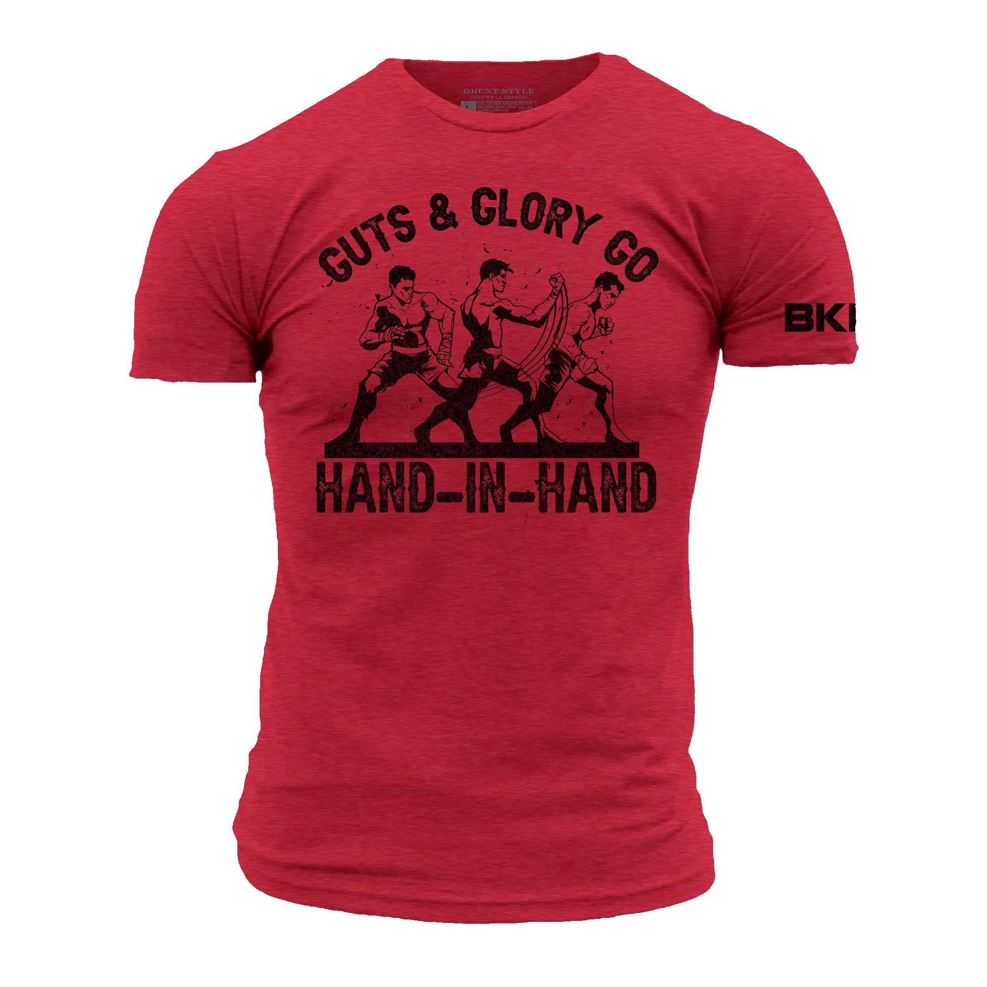 BKFC Guts & Glory T-Shirt - Red sold by Grunt Style