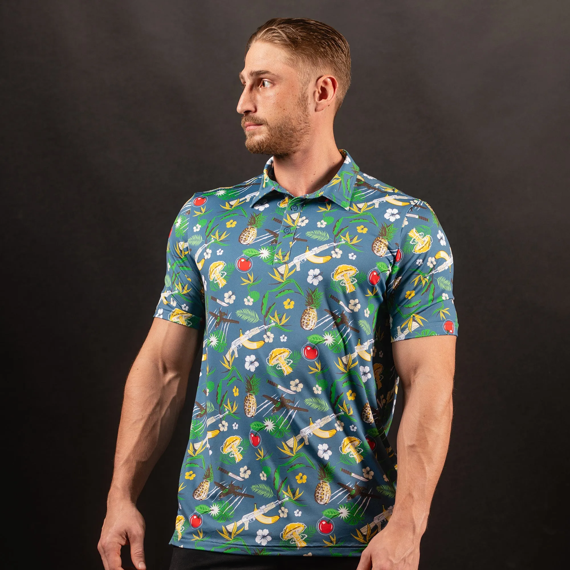 Men's Polo - Weapons Party sold by Grunt Style