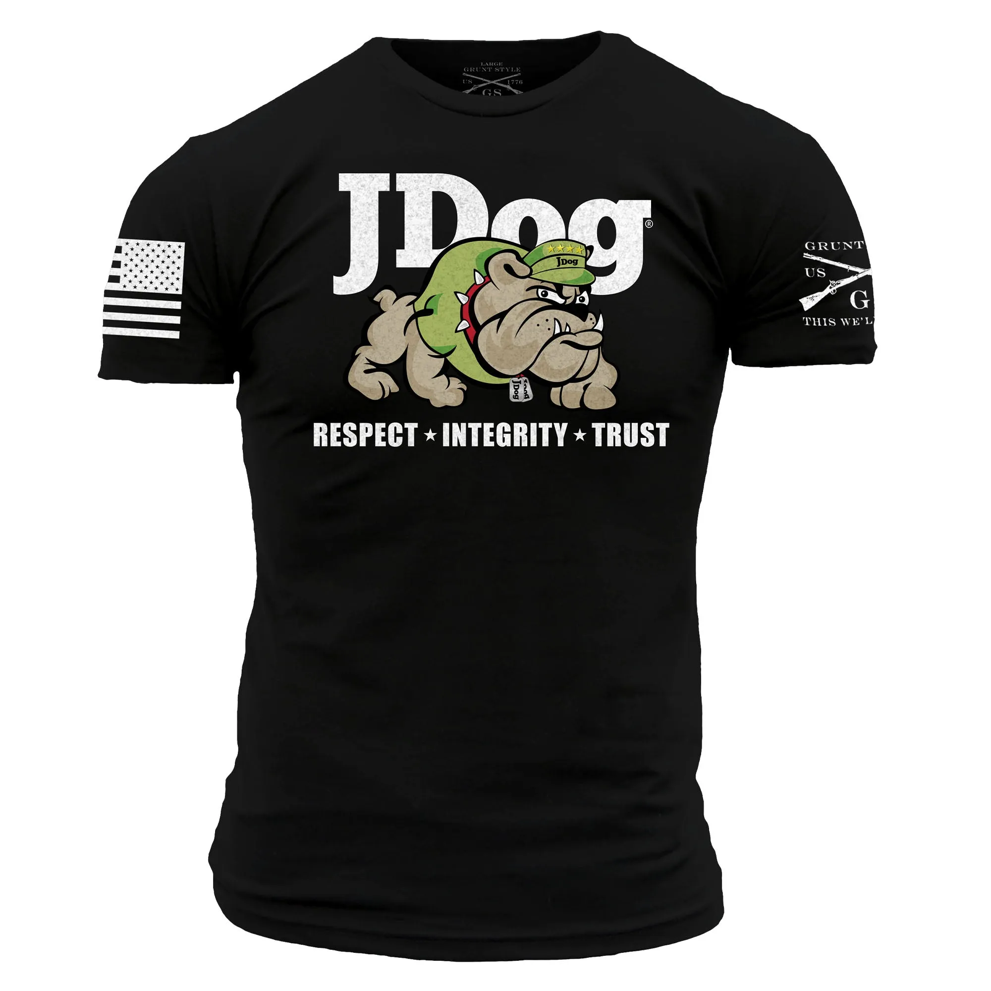 JDog T-Shirt - Black sold by Grunt Style