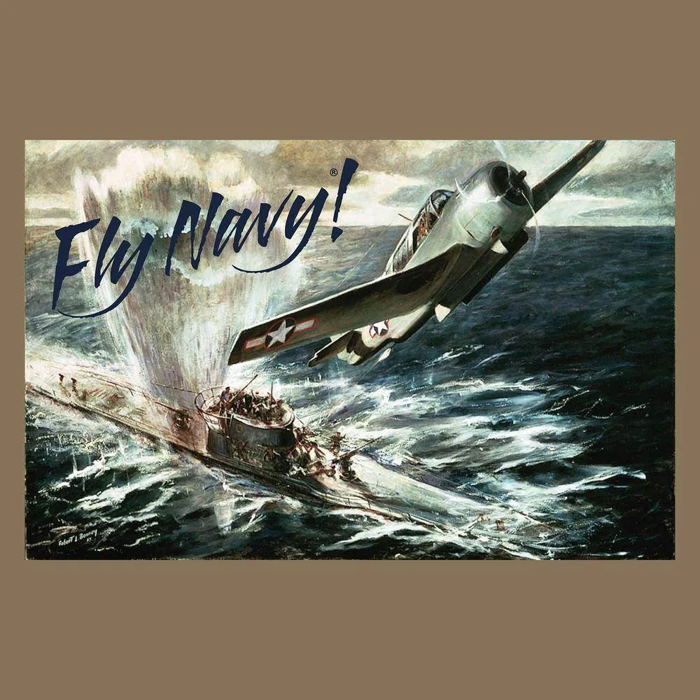 USN - Fly Navy T-Shirt - Tan sold by Grunt Style product image thumbnail 5
