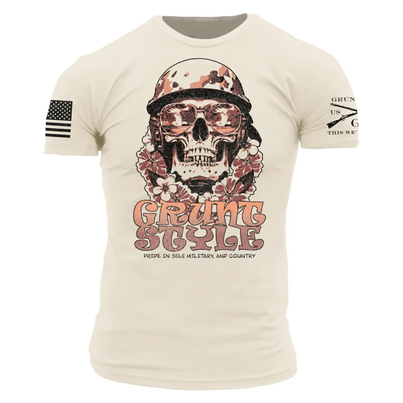 Steel Beach T-Shirt - Sand sold by Grunt Style