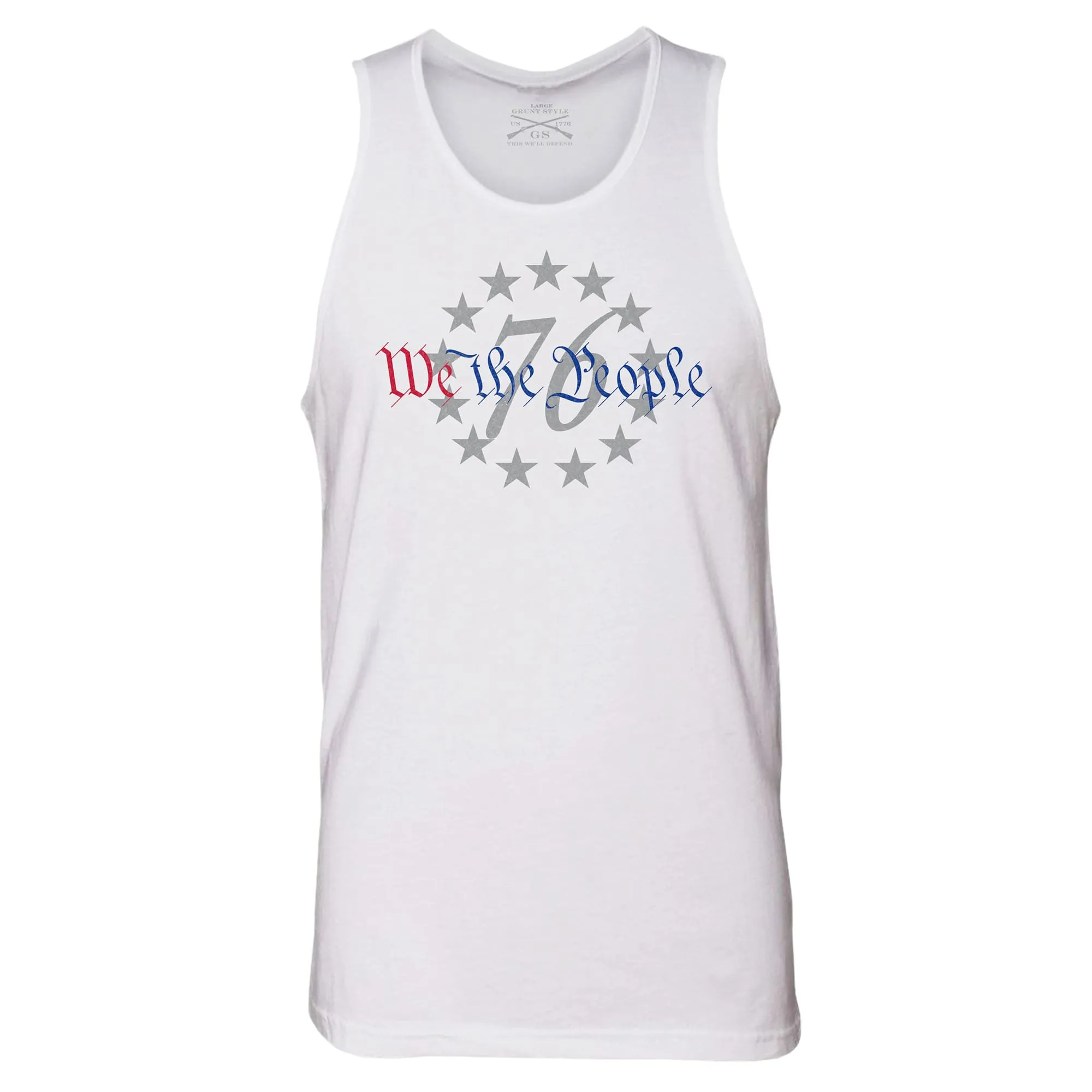 Men's 76 We The People Tank - White sold by Grunt Style product image thumbnail 5