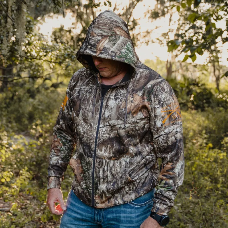 Men's Realtree Edge® Basic Full Zip Hoodie All Over Camo sold by Grunt Style