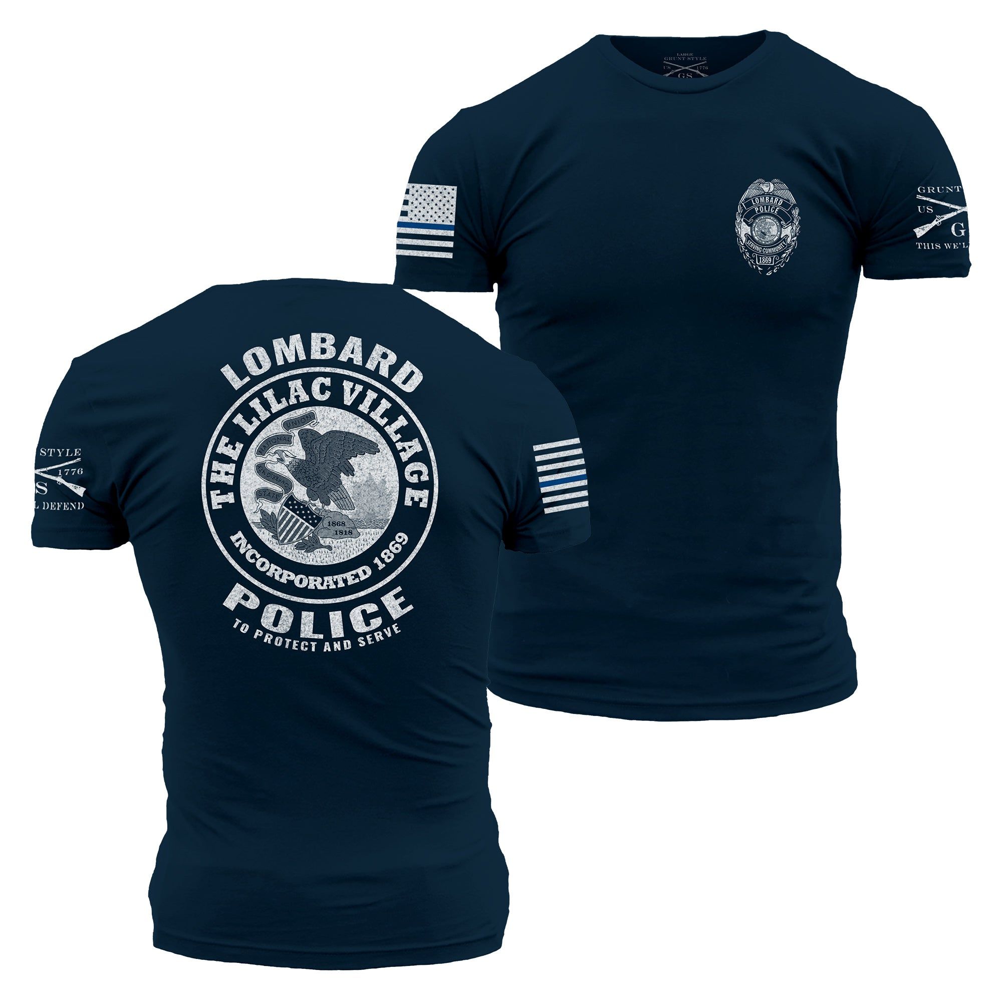 Lombard Police Department sold by Grunt Style