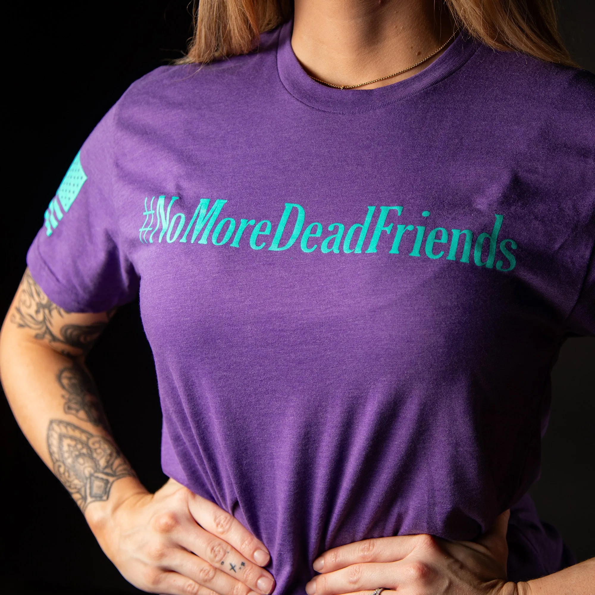 Grunt Style Foundation No More T-Shirt - Purple Rush sold by Grunt Style product image thumbnail 5