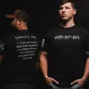 Blank Check Veteran T-Shirt - Black sold by Grunt Style